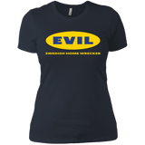 T-Shirts Indigo / X-Small EVIL Home Wrecker Women's Premium T-Shirt