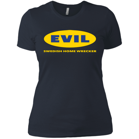 T-Shirts Indigo / X-Small EVIL Home Wrecker Women's Premium T-Shirt