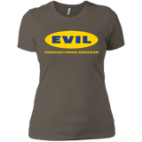 T-Shirts Warm Grey / X-Small EVIL Home Wrecker Women's Premium T-Shirt
