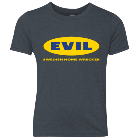 T-Shirts Vintage Navy / YXS EVIL Home Wrecker Youth Triblend T-Shirt