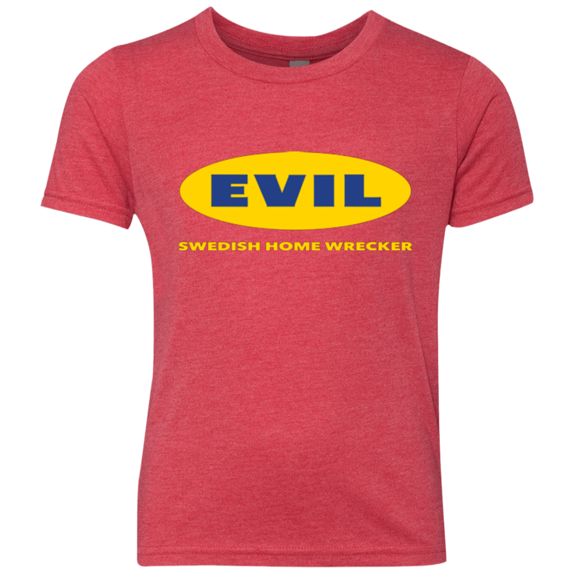 T-Shirts Vintage Red / YXS EVIL Home Wrecker Youth Triblend T-Shirt