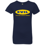 T-Shirts Midnight Navy / YXS EVIL Never Finnish Girls Premium T-Shirt