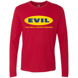 T-Shirts Red / Small EVIL Never Finnish Men's Premium Long Sleeve