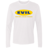T-Shirts White / Small EVIL Never Finnish Men's Premium Long Sleeve