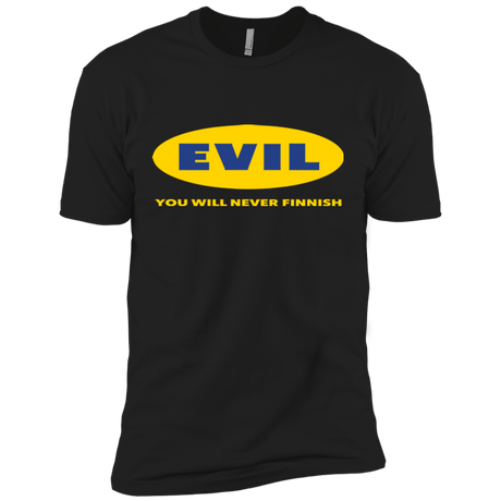 T-Shirts Black / X-Small EVIL Never Finnish Men's Premium T-Shirt