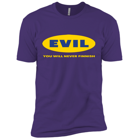 T-Shirts Purple / X-Small EVIL Never Finnish Men's Premium T-Shirt