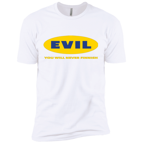 T-Shirts White / X-Small EVIL Never Finnish Men's Premium T-Shirt