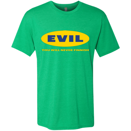 T-Shirts Envy / Small EVIL Never Finnish Men's Triblend T-Shirt