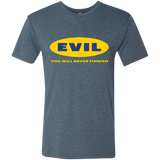 T-Shirts Indigo / Small EVIL Never Finnish Men's Triblend T-Shirt