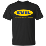 T-Shirts Black / Small EVIL Never Finnish T-Shirt