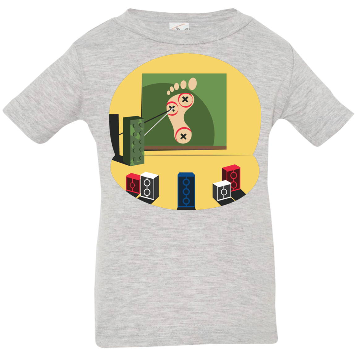 T-Shirts Heather Grey / 6 Months Evil Plan Infant PremiumT-Shirt