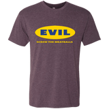 T-Shirts Vintage Purple / Small EVIL Screw The Meatballs Men's Triblend T-Shirt