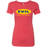 T-Shirts Vintage Red / Small EVIL Screw The Meatballs Women's Triblend T-Shirt
