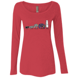 T-Shirts Vintage Red / Small Evolution controller NES Women's Triblend Long Sleeve Shirt