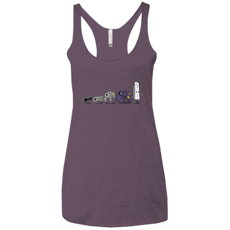 T-Shirts Vintage Purple / X-Small Evolution controller NES Women's Triblend Racerback Tank