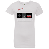 T-Shirts White / YXS Evolve Today! Play More NES Girls Premium T-Shirt
