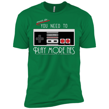 T-Shirts Kelly Green / X-Small Evolve Today! Play More NES Men's Premium T-Shirt