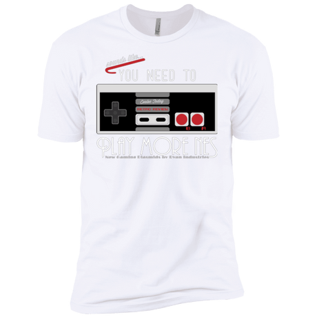 T-Shirts White / X-Small Evolve Today! Play More NES Men's Premium T-Shirt