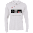 T-Shirts Heather White / X-Small Evolve Today! Play More NES Triblend Long Sleeve Hoodie Tee