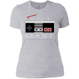 T-Shirts Heather Grey / X-Small Evolve Today! Play More NES Women's Premium T-Shirt