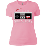 T-Shirts Light Pink / X-Small Evolve Today! Play More NES Women's Premium T-Shirt