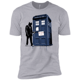 T-Shirts Heather Grey / YXS Exit Through Tardis Boys Premium T-Shirt