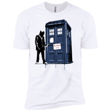 T-Shirts White / YXS Exit Through Tardis Boys Premium T-Shirt