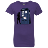 T-Shirts Purple Rush / YXS Exit Through Tardis Girls Premium T-Shirt
