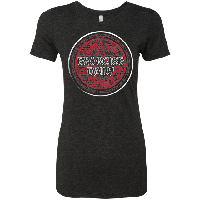 T-Shirts Vintage Black / Small Exorcise Daily Women's Triblend T-Shirt