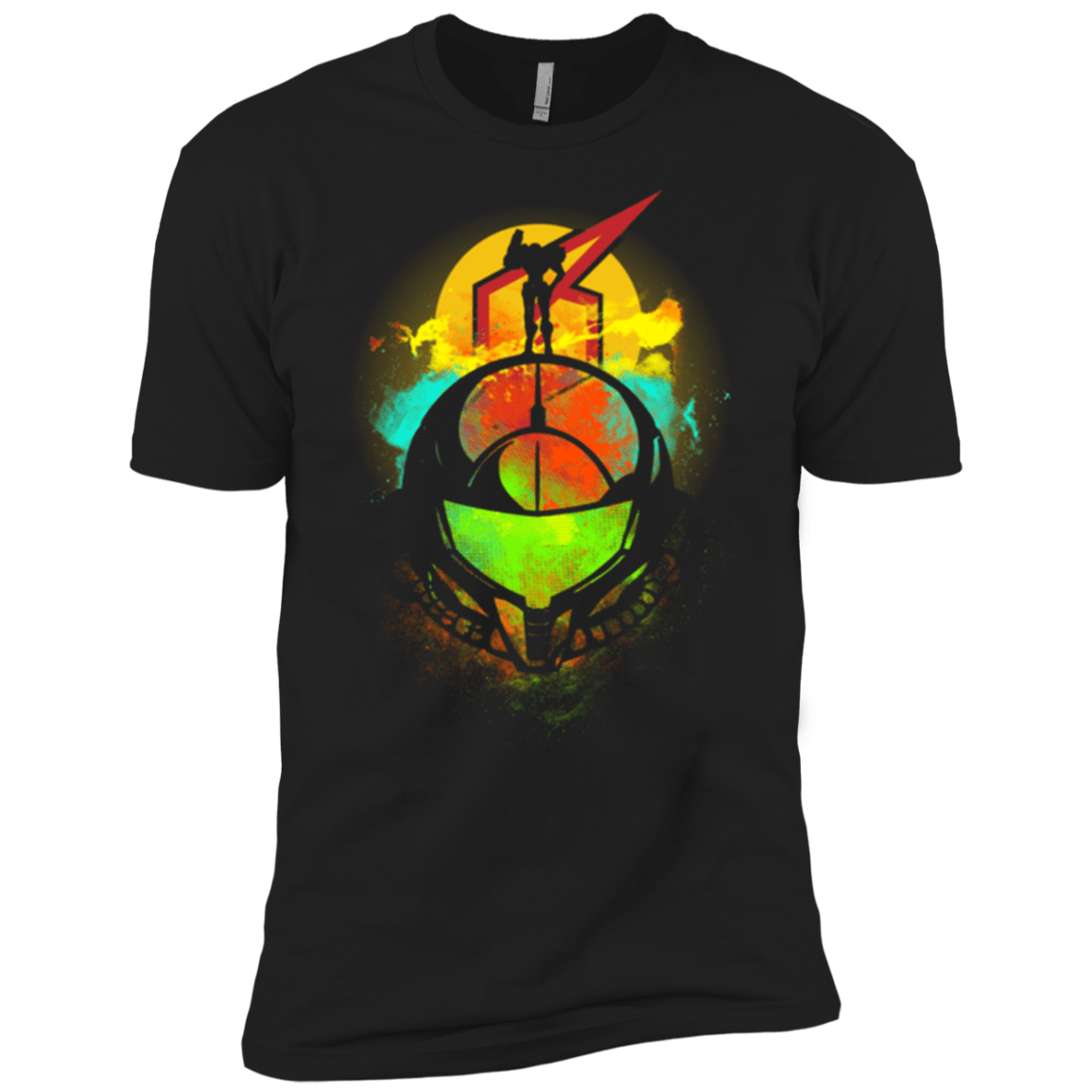 T-Shirts Black / YXS Face of Metroid Boys Premium T-Shirt