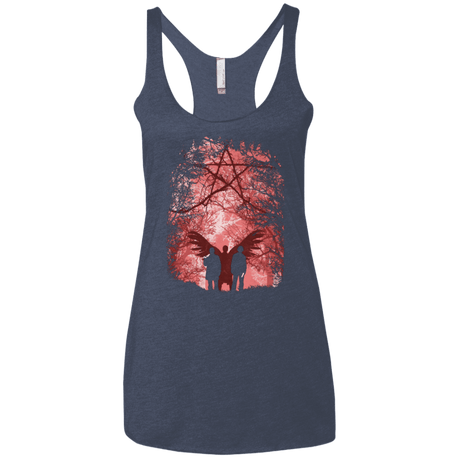 T-Shirts Vintage Navy / X-Small Famous Hunters Women's Triblend Racerback Tank