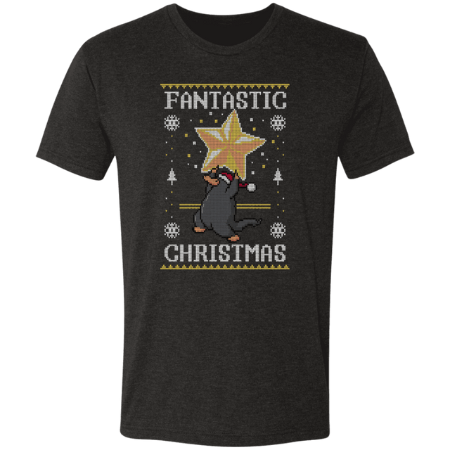 T-Shirts Vintage Black / S Fantastic Christmas Men's Triblend T-Shirt