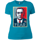 T-Shirts Turquoise / X-Small fear Women's Premium T-Shirt