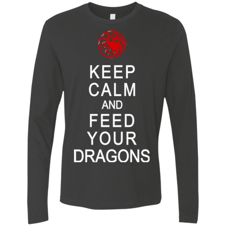 T-Shirts Heavy Metal / Small Feed dragons Men's Premium Long Sleeve