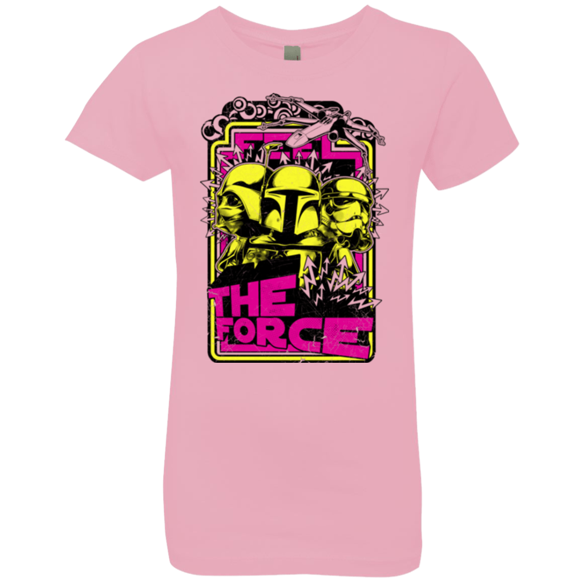 T-Shirts Light Pink / YXS Feel The Force Girls Premium T-Shirt