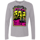 T-Shirts Heather Grey / Small Feel The Force Men's Premium Long Sleeve