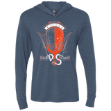 T-Shirts Indigo / X-Small Fencing Academy Triblend Long Sleeve Hoodie Tee