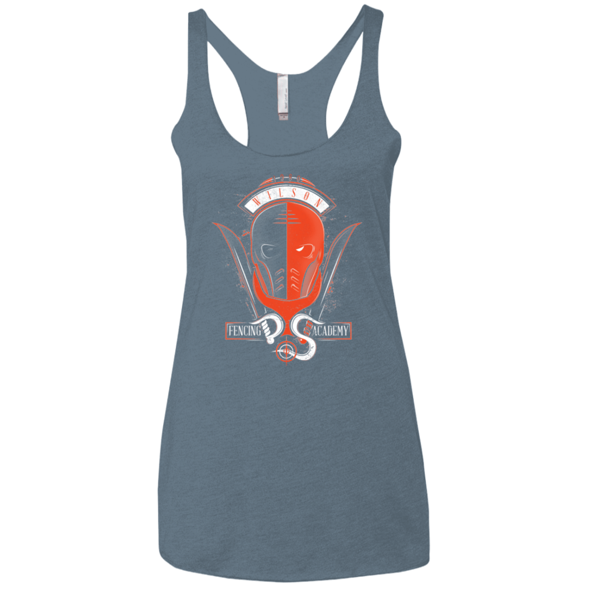 T-Shirts Indigo / X-Small Fencing Academy Women's Triblend Racerback Tank