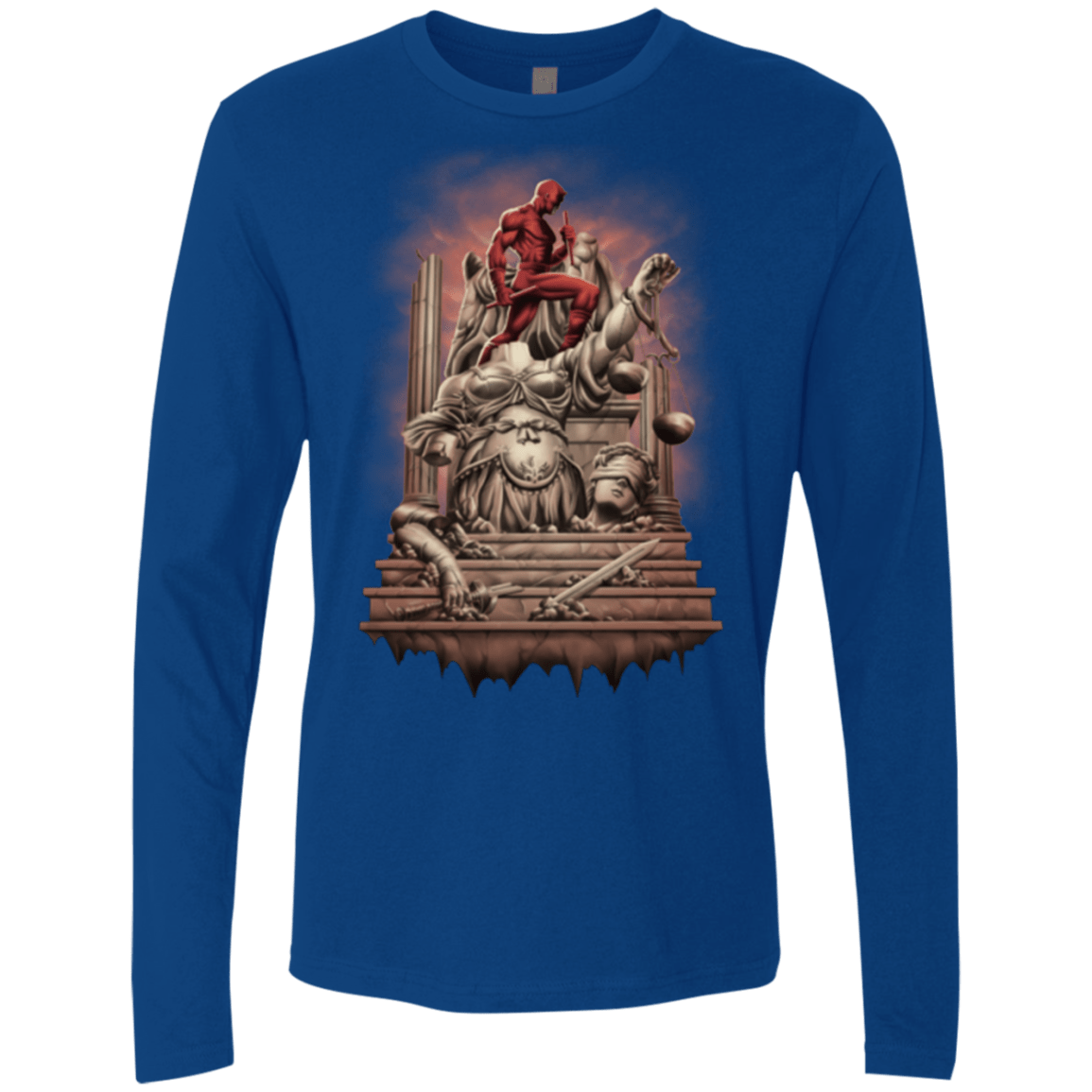 T-Shirts Royal / Small Fiat Justitia Ruat Caelum Men's Premium Long Sleeve