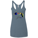 T-Shirts Indigo / X-Small FIB Women's Triblend Racerback Tank