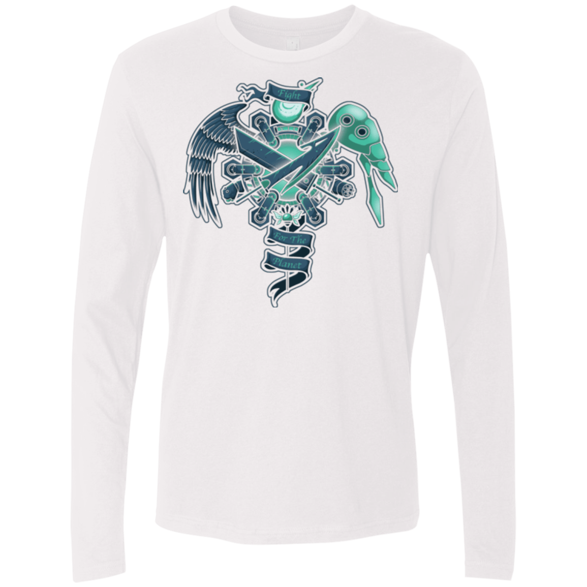 T-Shirts White / Small FIGHT FOR THE PLANET Men's Premium Long Sleeve
