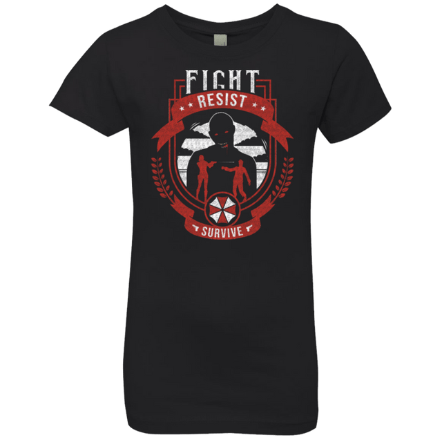 T-Shirts Black / YXS Fight, Resist, Survive Girls Premium T-Shirt