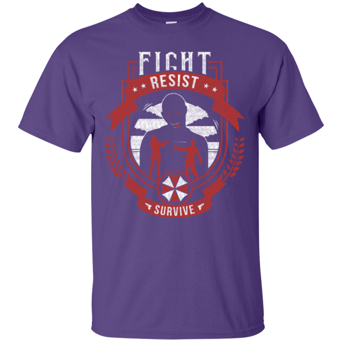 T-Shirts Purple / Small Fight, Resist, Survive T-Shirt