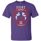 T-Shirts Purple / Small Fight, Resist, Survive T-Shirt