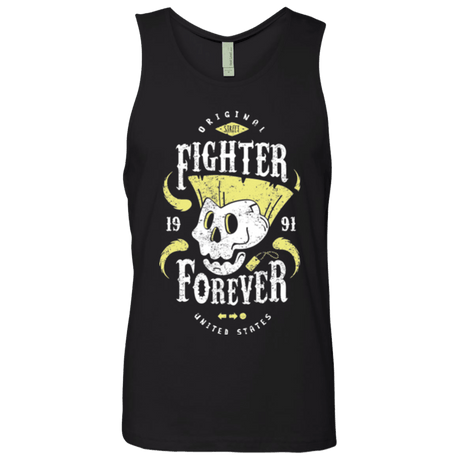 T-Shirts Black / Small Fighter Forever Guile Men's Premium Tank Top