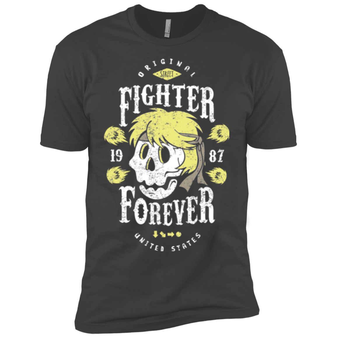 T-Shirts Heavy Metal / YXS Fighter Forever Ken Boys Premium T-Shirt
