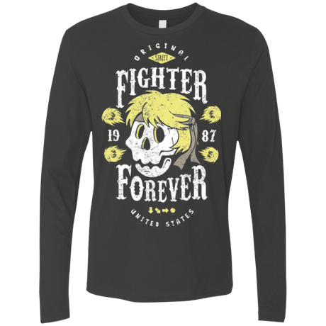 T-Shirts Heavy Metal / Small Fighter Forever Ken Men's Premium Long Sleeve