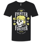 T-Shirts Black / X-Small Fighter Forever Ken Men's Premium V-Neck