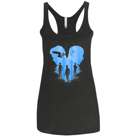 T-Shirts Vintage Black / X-Small Final Frontier Classic Women's Triblend Racerback Tank