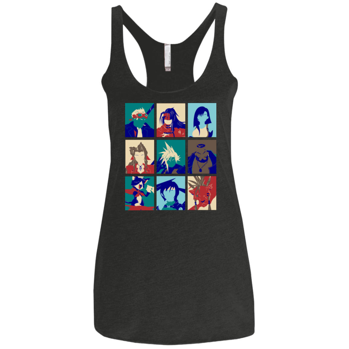 T-Shirts Vintage Black / X-Small Final Pop Women's Triblend Racerback Tank